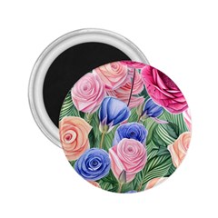 Cheerful Watercolor Flowers 2 25  Magnets by GardenOfOphir