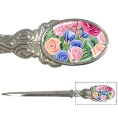 Cheerful Watercolor Flowers Letter Opener by GardenOfOphir