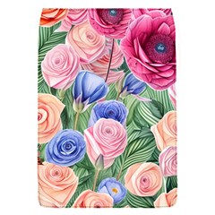 Cheerful Watercolor Flowers Removable Flap Cover (s) by GardenOfOphir