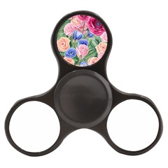 Cheerful Watercolor Flowers Finger Spinner by GardenOfOphir