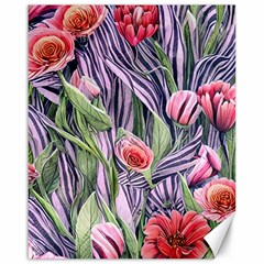 Charming Watercolor Flowers Canvas 16  X 20  by GardenOfOphir