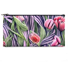 Charming Watercolor Flowers Pencil Case by GardenOfOphir