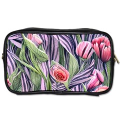 Charming Watercolor Flowers Toiletries Bag (one Side) by GardenOfOphir