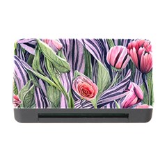 Charming Watercolor Flowers Memory Card Reader With Cf