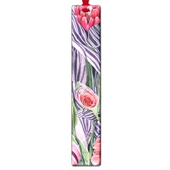 Charming Watercolor Flowers Large Book Marks by GardenOfOphir