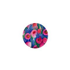 Celestial Watercolor Flowers 1  Mini Magnets by GardenOfOphir