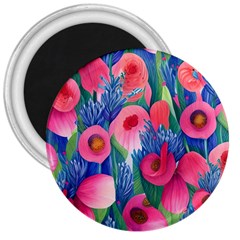 Celestial Watercolor Flowers 3  Magnets by GardenOfOphir