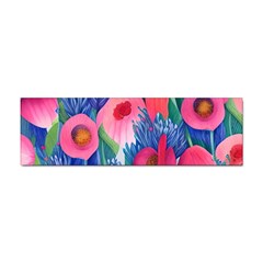 Celestial Watercolor Flowers Sticker (bumper) by GardenOfOphir