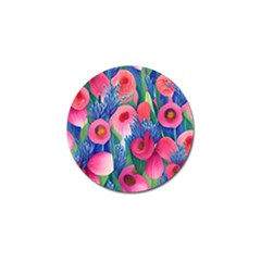 Celestial Watercolor Flowers Golf Ball Marker (4 Pack) by GardenOfOphir