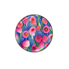 Celestial Watercolor Flowers Hat Clip Ball Marker (10 Pack) by GardenOfOphir