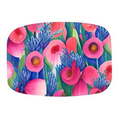 Celestial Watercolor Flowers Mini Square Pill Box by GardenOfOphir