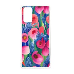 Celestial Watercolor Flowers Samsung Galaxy Note 20 Tpu Uv Case