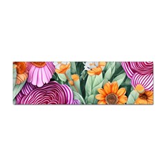 Captivating Watercolor Flowers Sticker Bumper (10 Pack) by GardenOfOphir