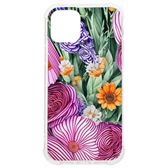 Captivating Watercolor Flowers Iphone 12/12 Pro Tpu Uv Print Case by GardenOfOphir