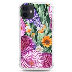 Captivating Watercolor Flowers Iphone 12 Mini Tpu Uv Print Case	 by GardenOfOphir