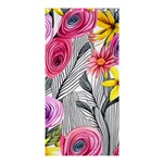 Darling And Dazzling Watercolor Flowers Shower Curtain 36  x 72  (Stall)  Curtain(36 X72 ) - 33.26 x66.24  Curtain(36 X72 )