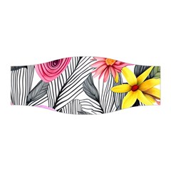 Darling And Dazzling Watercolor Flowers Stretchable Headband by GardenOfOphir