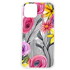 Darling And Dazzling Watercolor Flowers Iphone 12 Pro Max Tpu Uv Print Case