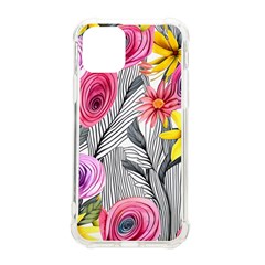 Darling And Dazzling Watercolor Flowers Iphone 11 Pro 5 8 Inch Tpu Uv Print Case