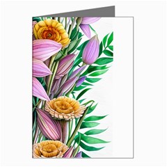 Watercolor Flowers Botanical Foliage Greeting Cards (pkg Of 8) by GardenOfOphir