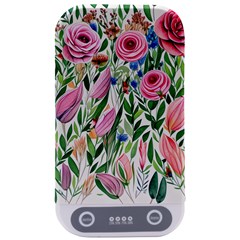 Different Watercolor Flowers Botanical Foliage Sterilizers