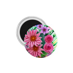 Enchanted Watercolor Flowers Botanical Foliage 1 75  Magnets by GardenOfOphir