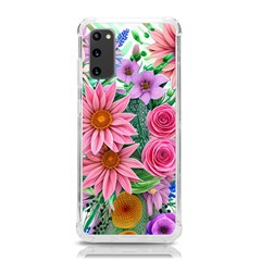 Enchanted Watercolor Flowers Botanical Foliage Samsung Galaxy S20 6 2 Inch Tpu Uv Case by GardenOfOphir