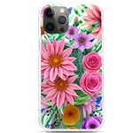 Enchanted Watercolor Flowers Botanical Foliage iPhone 12 Pro max TPU UV Print Case Front