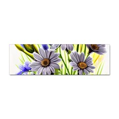 Expressive Watercolor Flowers Botanical Foliage Sticker (bumper) by GardenOfOphir