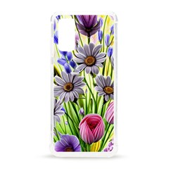 Expressive Watercolor Flowers Botanical Foliage Samsung Galaxy S20 6 2 Inch Tpu Uv Case by GardenOfOphir