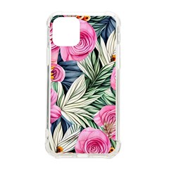 Delightful Watercolor Flowers And Foliage Iphone 11 Pro 5 8 Inch Tpu Uv Print Case by GardenOfOphir