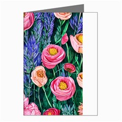 Cute Watercolor Flowers And Foliage Greeting Cards (pkg Of 8) by GardenOfOphir