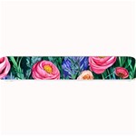 Cute Watercolor Flowers And Foliage Small Bar Mat 24 x4  Bar Mat