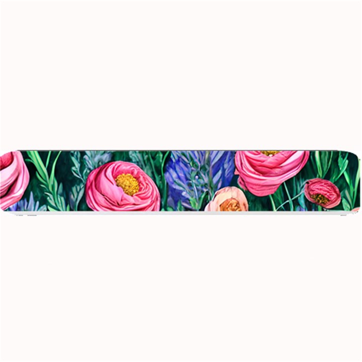 Cute Watercolor Flowers And Foliage Small Bar Mat