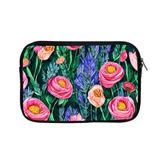 Cute Watercolor Flowers And Foliage Apple Ipad Mini Zipper Cases by GardenOfOphir