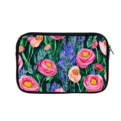 Cute Watercolor Flowers And Foliage Apple Macbook Pro 13  Zipper Case by GardenOfOphir