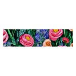 Cute Watercolor Flowers And Foliage Banner and Sign 4  x 1  Front