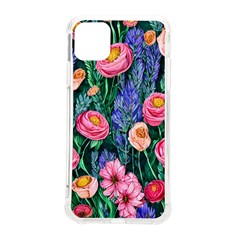 Cute Watercolor Flowers And Foliage Iphone 11 Pro Max 6 5 Inch Tpu Uv Print Case by GardenOfOphir