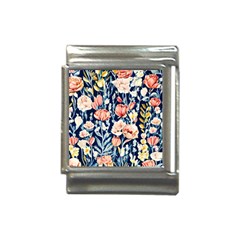 Exquisite Watercolor Flowers And Foliage Italian Charm (13mm)