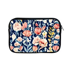 Exquisite Watercolor Flowers And Foliage Apple Ipad Mini Zipper Cases by GardenOfOphir