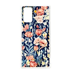 Exquisite Watercolor Flowers And Foliage Samsung Galaxy Note 20 Tpu Uv Case by GardenOfOphir