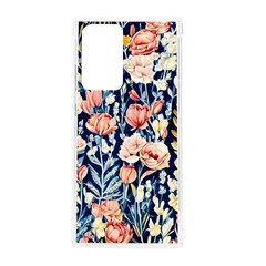 Exquisite Watercolor Flowers And Foliage Samsung Galaxy Note 20 Ultra Tpu Uv Case by GardenOfOphir