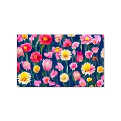 Botanical Flowers Pattern Sticker Rectangular (10 Pack) by GardenOfOphir