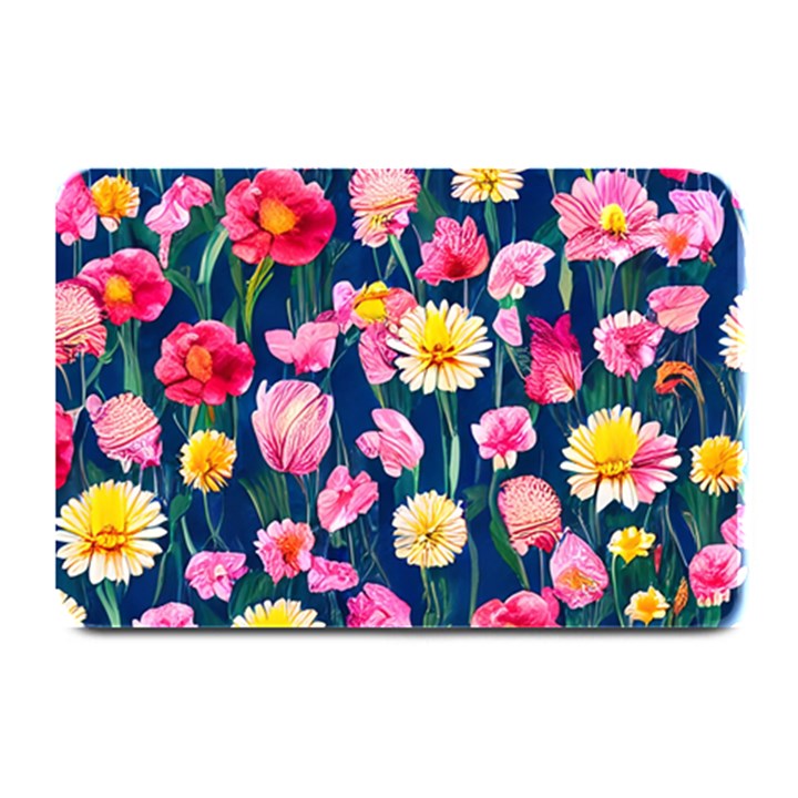 Botanical Flowers Pattern Plate Mats