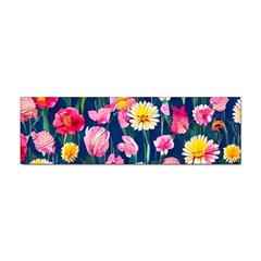 Botanical Flowers Pattern Sticker Bumper (10 Pack) by GardenOfOphir