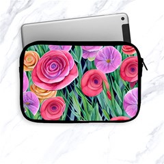 Boho Retropical Flowers Apple Ipad Mini Zipper Cases by GardenOfOphir