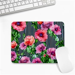 Vintage Botanic Flowers In A Watercolor Small Mousepad by GardenOfOphir