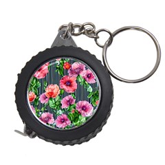 Vintage Botanic Flowers In A Watercolor Measuring Tape by GardenOfOphir