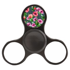 Vintage Botanic Flowers In A Watercolor Finger Spinner by GardenOfOphir