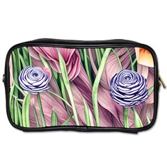 Ottagecore Aesthetics Retro Flowers Pattern Toiletries Bag (two Sides) by GardenOfOphir